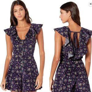 Free People Violet Visions Romper